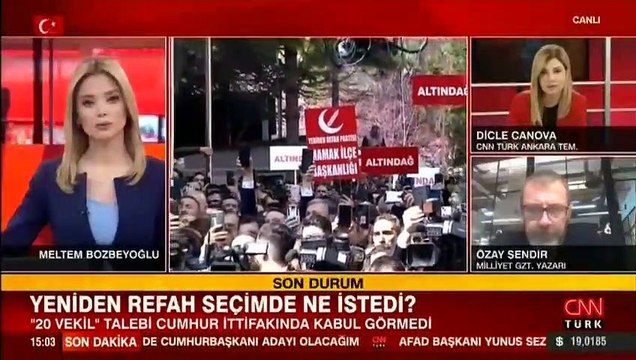 SON DAKİKA: Yeniden Refah Partisi Cumhur İttifakı'na neden katılmadı! Dicle Canova perde arkasını anlattı