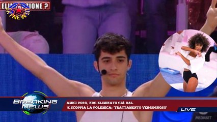 Amici 2023, Ndg eliminato già dal  e scoppia la polemica: 'Trattamento vergognoso'