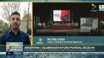 Argentina celebra III Foro Mundial de los Derechos Humanos