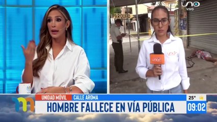 Investigan la muerte de una persona en plena vía pública