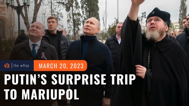 Putin makes surprise trip to Russian-occupied Mariupol in wake of ICC warrant