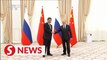 China's leader Xi Jinping begins official visit in Moscow