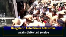 Bengaluru: Auto Drivers hold strike against bike taxi service