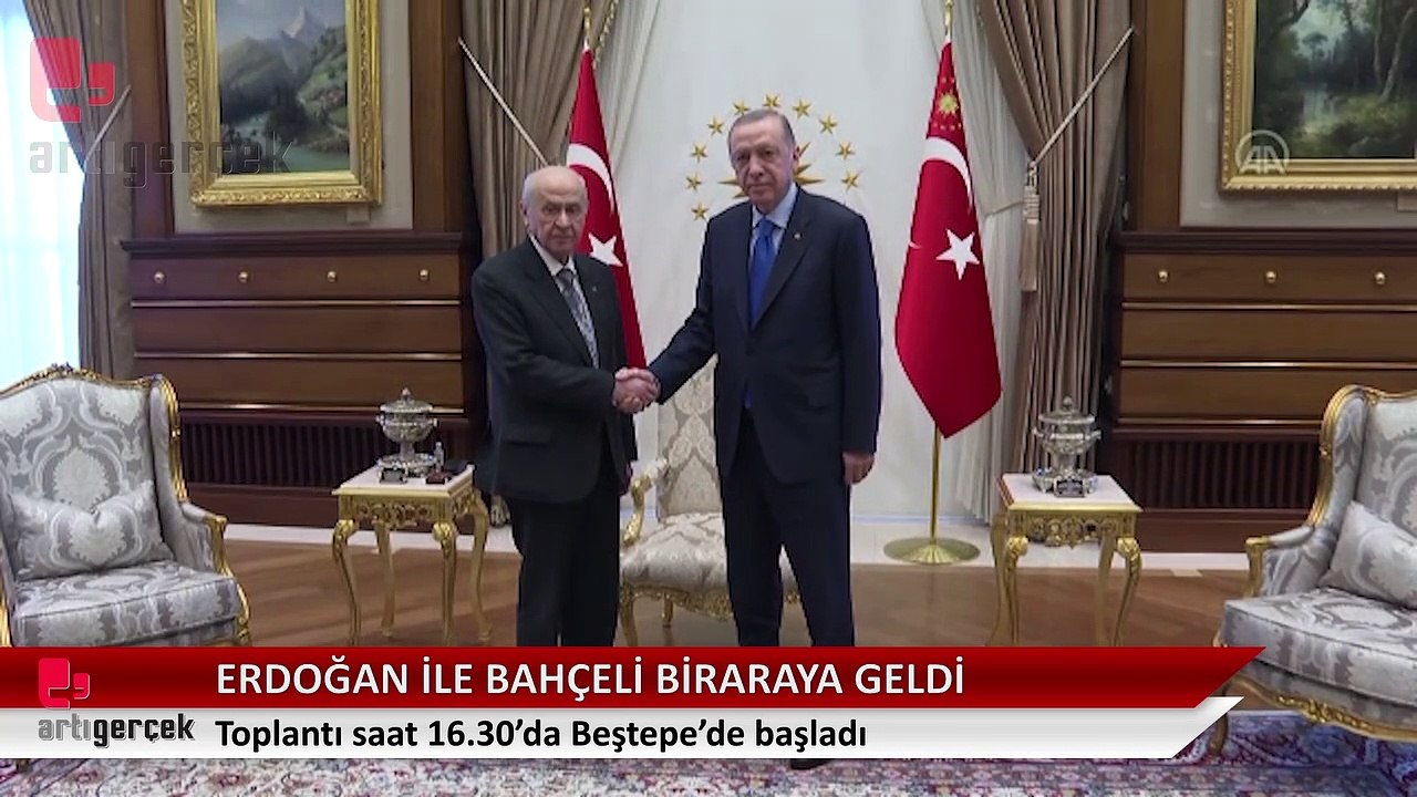 Recep Tayyip Erdoğan ile Devlet Bahçeli bir araya geldi