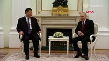 Çin Devlet Başkanı Cinping, mevkidaşı Putin ile bir araya geldi