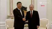 Çin Devlet Başkanı Cinping, mevkidaşı Putin ile bir araya geldi