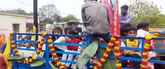 Prana consecration took place in the public temple of Bhilkhedi