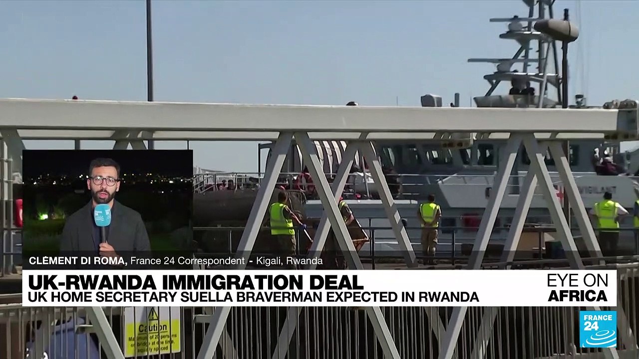 UK minister in Rwanda to reinforce migrant depo...