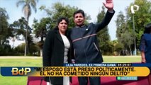 Desde México, Lilia Paredes reitera que su esposo, Pedro Castillo, es “un preso político”