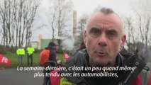 Retraites: des manifestants bloquent l'usine d'incinération de déchets à Brest
