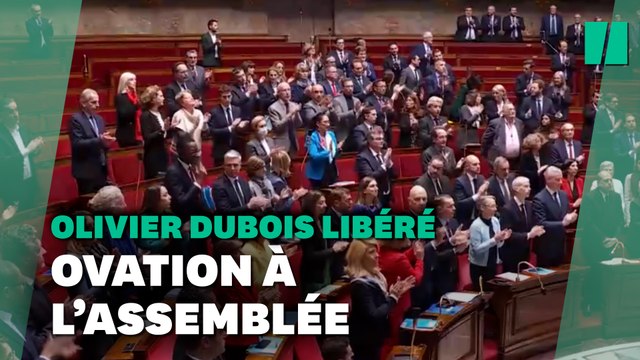 Le journaliste Olivier Dubois libéré, standing ovation à l'Assemblée nationale