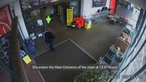 Fiona Beal seen on CCTV in Northampton B&Q, as shown to murder trial jury