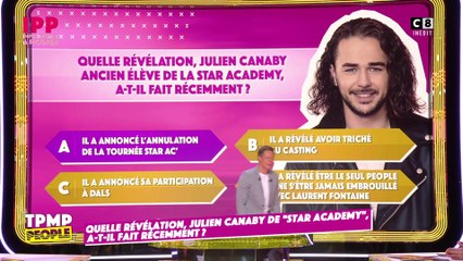 Julien Cannaby, ancien élève de "Star Academy" annonce que la tournée est annulée !