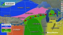Snow spreads across Upper Midwest
