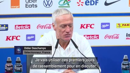 Bleus - Deschamps : "Mbappé fait partie des prétendants au capitanat"