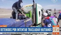 Tres bolivianos fueron aprehendidos tras intentar transportar 26 haitianos al Perú