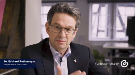 Glasfaser für Soest: Interview mit Bürgermeister Dr. Ruthemeyer