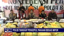 Polisi Tangkap 2 Pengepul Pakaian Bekas Impor di Tabanan Bali