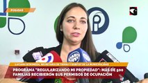 Programa regularizando mi propiedad más de 500 familias recibieron sus permisos de ocupación