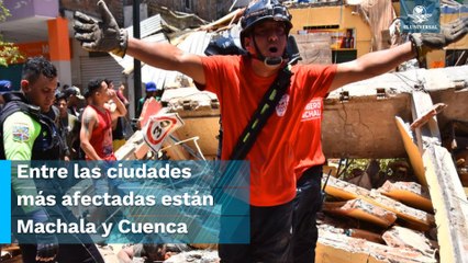 Las impactantes imágenes que dejó el terremoto en Ecuador