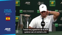 Carlos Alcaraz va a por Novak Djokovic: sus palabras en rueda de prensa
