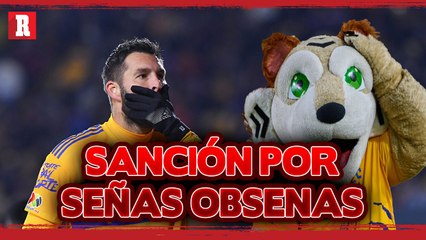 MASCOTA de TIGRES REALIZA SEÑAS OBSENAS