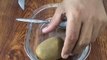 how to cut kiwi fruit.kiwi fruit cutting skill.