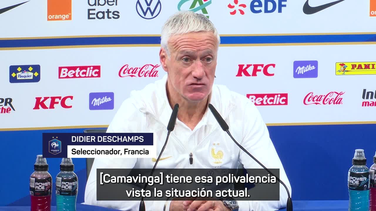 Deschamps vuelve a hablar de Camavinga: lo quiere de lateral 100%