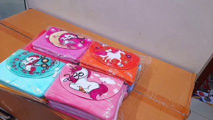 Unboxing and Review of UNICORN FUR SLING PURSE for gift girl