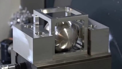 Making a ball in a box on a CNC mill