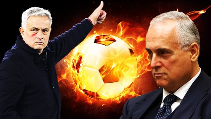 Duro scontro Lotito-Mourinho nel post Derby ▷ Lengua: "Così finisce che le partire le giocano i ragazzini della Primavera"