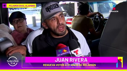 Juan Rivera renueva sus votos con su esposa: Lupillo Rivera fue el gran ausente