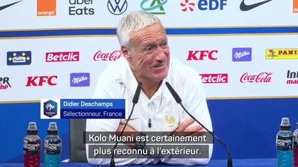 Bleus - Kolo Muani, Rabio, Upamecano : Deschamps fait le point sur ses "nouveaux soldats"