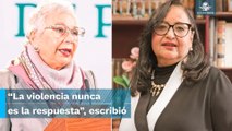 Olga Sánchez condena “muestra de intolerancia” contra ministra Norma Lucía Piña