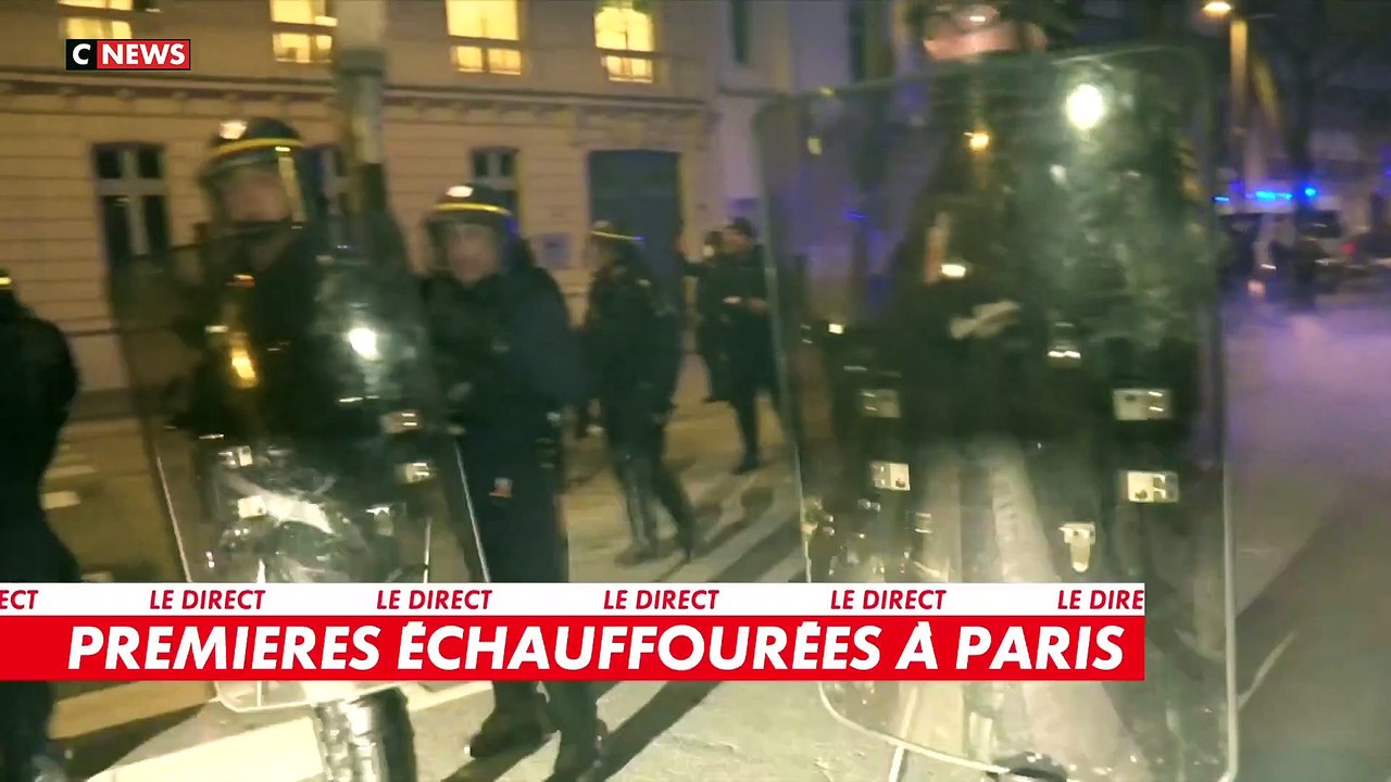 Premières échauffourées à Paris suite à la motion de censure rejetée / Cnews