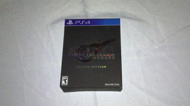Final Fantasy VII Remake (PS4) Deluxe Edition Unboxing