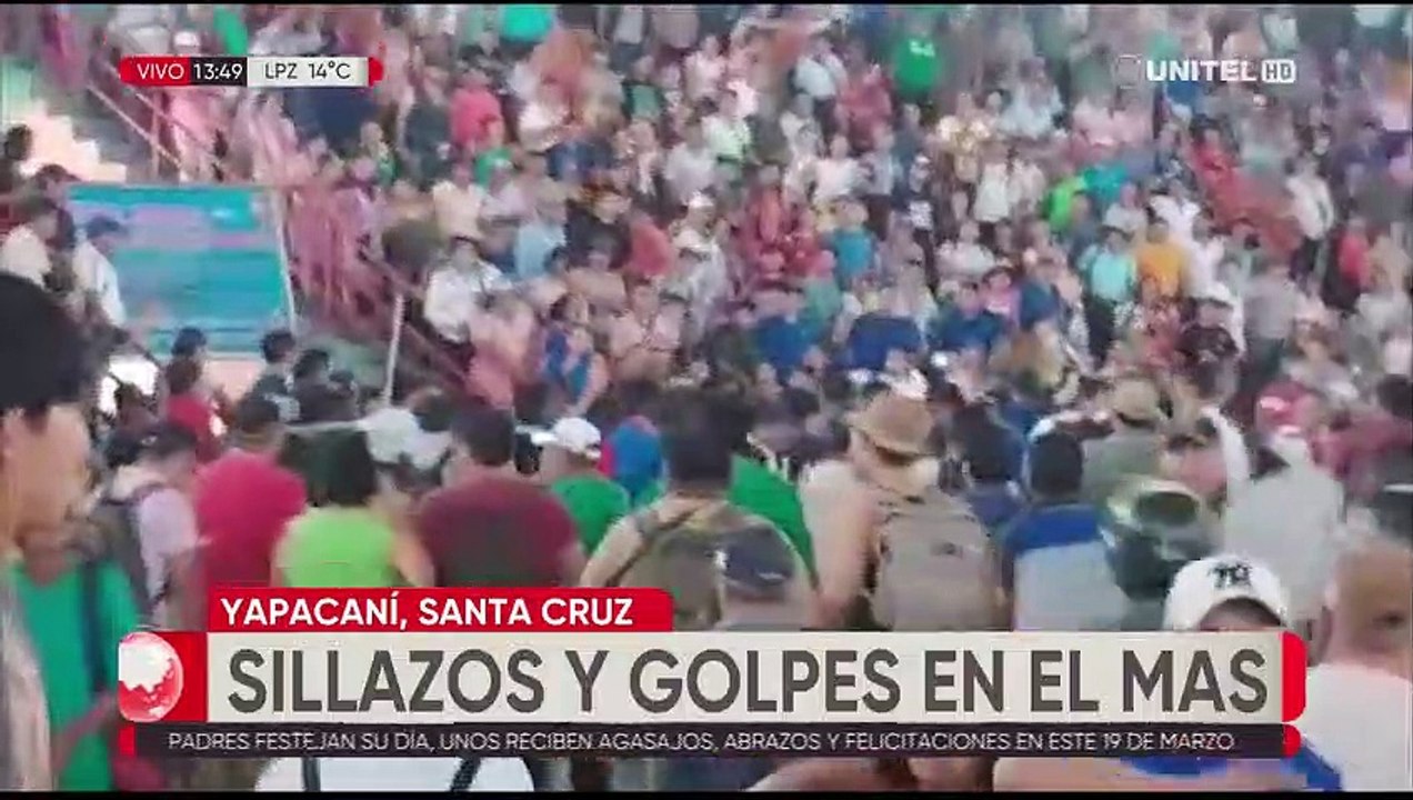Sillazos, golpes y abucheos en el Congreso del MAS; la Policía retiró a Reynaldo Ezequiel