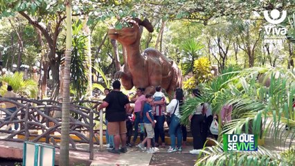 Familias disfrutan del fin de semana en el Parque Saurio de Nindirí