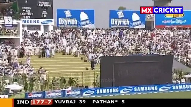 High-Voltage Thriller India vs Pakistan 3rd ODI Cricket Highlights Samsung Cup 2004