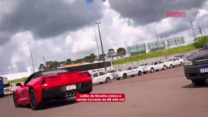 Leilão da Receita coloca à venda Corvette de R$ 400 mil