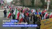 Iranians in Brussels demonstrate against the regime in Tehran