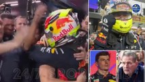 Saudi Arabian Grand Prix 2023: Jos Verstappen Fails to Acknowledge Sergio Perez as he Celebrates Win