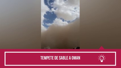 Tempete de sable à Oman