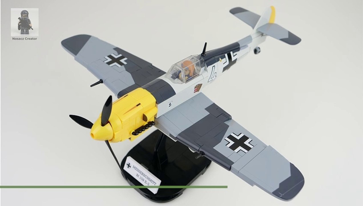 COBI World War II | 5727 --- Messerschmitt Bf 109 E-3 --- unboxing and pure build --- part 2