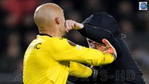 Pitch invader Who Attacked Sevilla Goalkeeper Marko Dmitrovic was Handed a 40-YEAR Stadium Ban