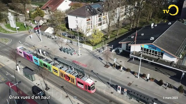 Sans commentaire: Onex vu d'en haut !