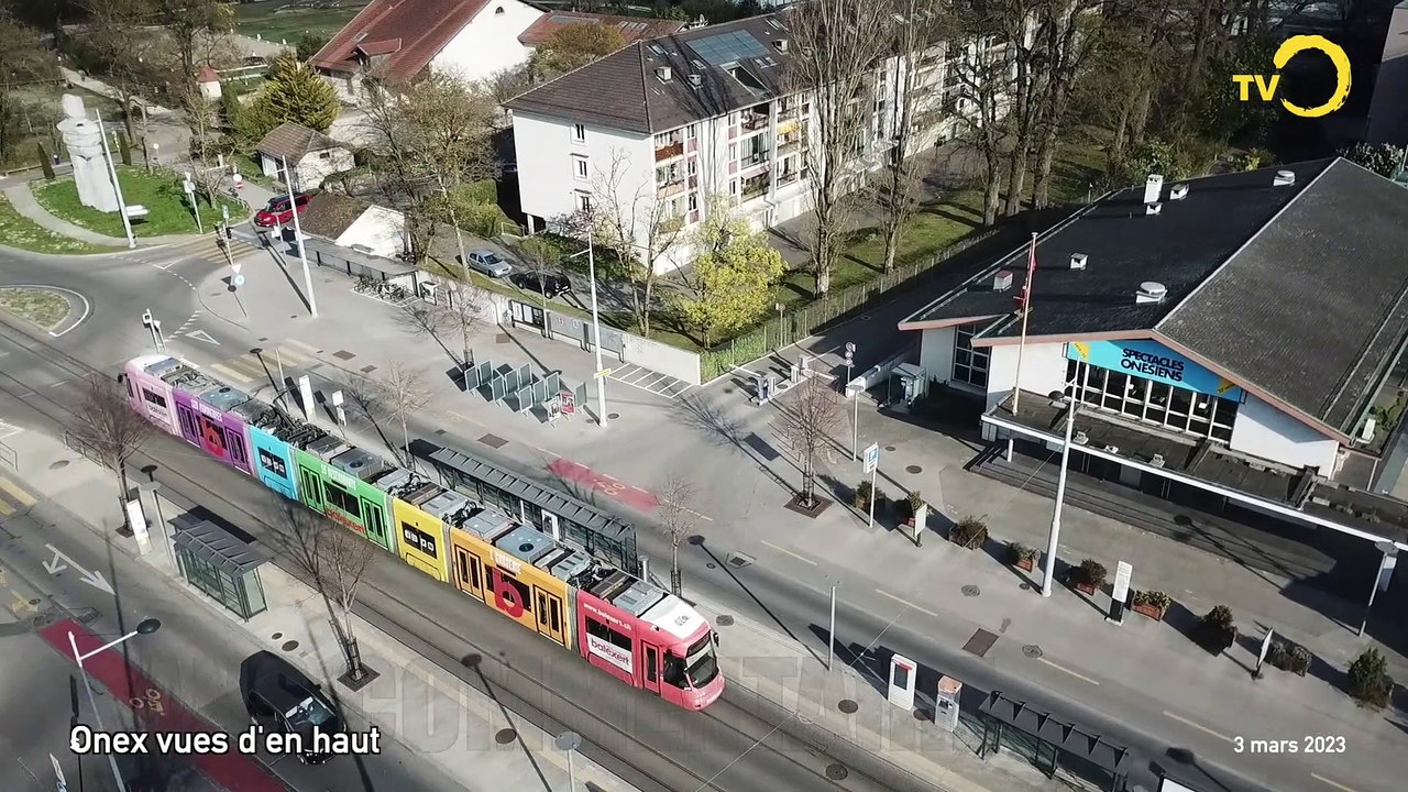 Sans commentaire: Onex vu d'en haut !