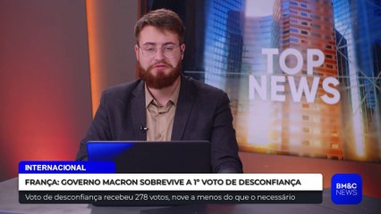 FRANÇA: GOVERNO MACRON SOBREVIVE A 1º VOTO DE DESCONFIANÇA