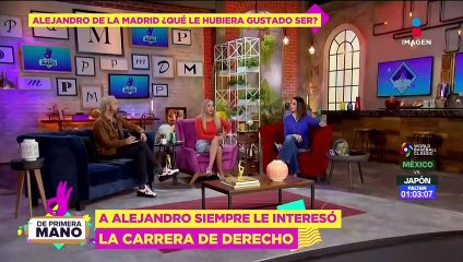 Alejandro de la Madrid hubiera sido abogado de no ser actor