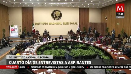 Comité Técnico lleva a cabo cuarta jornada de entrevistas a aspirantes a consejería del INE
